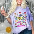 Back To 90's Christmas Nostalgia Quotes Graphic Premium Tri-Blend Comfort Color Blast T-Shirt Amethyst