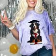 Bernese Mountain Dog Graduation Cap Graduate Training School For Men Women Girls Kids Comfort Color Blast T-Shirt Amethyst