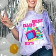 The Best Dads Are 80s Kids 80s Dad Nostalgia Comfort Color Blast T-Shirt Amethyst The Best Dads Are 80s Kids 80s Dad Nostalgia Comfort Color Blast T-Shirt Amethyst