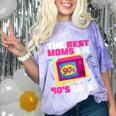 The Best Moms Are 90s Girls 90s Aesthetic Mom Nostalgia Comfort Color Blast T-Shirt Amethyst