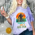 Bigfoot Introvert People Not A Big Fan Retro Sasquatch Comfort Color Blast T-Shirt Amethyst
