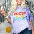 Books Helping Introverts I Introvert Comfort Color Blast T-Shirt Amethyst