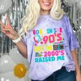 Born In The 90's But The 2000's Raised Me Y2K Nostalgia Comfort Color Blast T-Shirt Amethyst