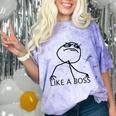 Like A Boss Rage Comic Meme Classic Internet Nostalgia Tee Comfort Color Blast T-Shirt Amethyst