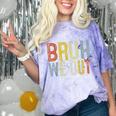Bruh We Out 4th Graders Fourth Grade Graduation Class 2024 Comfort Color Blast T-Shirt Amethyst