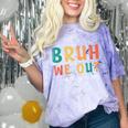 Bruh We Out 6th Graders Sixth Grade Graduation Comfort Color Blast T-Shirt Amethyst