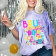Bruh This Is My 90's Costume Nostalgia Mixtape 1990s Party Comfort Color Blast T-Shirt Amethyst