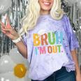 Bruh I'm Out Senior Graduation Comfort Color Blast T-Shirt Amethyst
