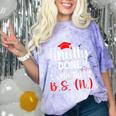 BSN Bachelor Of Science In Nursing Graduation Comfort Color Blast T-Shirt Amethyst