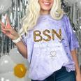 BSN Bachelor Of Science In Nursing Student Graduation Comfort Color Blast T-Shirt Amethyst
