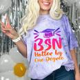 BSN Graduation Bachelors Science In Nursing 2023 Nurse Comfort Color Blast T-Shirt Amethyst
