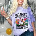 Call Me Old Seniors Nostalgia Retro Humor Casual Comfort Color Blast T-Shirt Amethyst