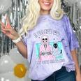 I Can't Go My Cat Said No Introvert Anxiety Cat Lover Comfort Color Blast T-Shirt Amethyst I Can't Go My Cat Said No Introvert Anxiety Cat Lover Comfort Color Blast T-Shirt Amethyst