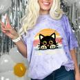 Cat Eww People Introvert Meme Women Men Kids Comfort Color Blast T-Shirt Amethyst