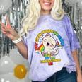 Cat Mom Loves Cats Dad Not In The Mood For People Introvert Comfort Color Blast T-Shirt Amethyst