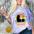 Cats Coffee & 3 People Tee Cute Font Introvert Humor Comfort Color Blast T-Shirt Amethyst Cats Coffee & 3 People Tee Cute Font Introvert Humor Comfort Color Blast T-Shirt Amethyst