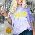Caution Does Not Play Well With Others Introvert Comfort Color Blast T-Shirt Amethyst