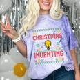 Christmas Inventing Team Inventing Introvert Xmas Comfort Color Blast T-Shirt Amethyst Christmas Inventing Team Inventing Introvert Xmas Comfort Color Blast T-Shirt Amethyst