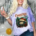 Christmas Movies Chill Retro VHS Holiday Nostalgia Comfort Color Blast T-Shirt Amethyst