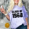 Class Of 1968 High School College Graduation Reunion Comfort Color Blast T-Shirt Amethyst