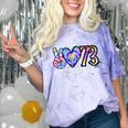 Class Of 1973 Tie Dye 50th Class Reunion Senior Graduation Comfort Color Blast T-Shirt Amethyst