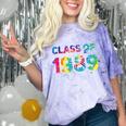 Class Of 1989 School Reunion College Highschool Graduation Comfort Color Blast T-Shirt Amethyst