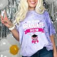 Class Of 2018 Preschool Graduation Girls Pre K Comfort Color Blast T-Shirt Amethyst