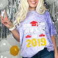 Class Of 2019 Graduation Senior High School College Comfort Color Blast T-Shirt Amethyst