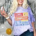 Class Of 2019 Senior High School Graduation Level 12th Grade Comfort Color Blast T-Shirt Amethyst