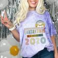 Class Of 2020 Quarantined Seniors Graduation Gift Comfort Color Blast T-Shirt Amethyst