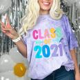 Class Of 2021 Graduation Grow With Me Comfort Color Blast T-Shirt Amethyst