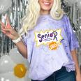 Class Of 2022 Senior Year 90's TV Style Graduation For Grad Comfort Color Blast T-Shirt Amethyst