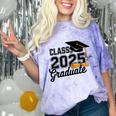 Class Of 2025 Graduate 2025 Graduation Senior 2025 Comfort Color Blast T-Shirt Amethyst