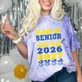 Class Of 2026 2027 Senior Graduation Students Comfort Color Blast T-Shirt Amethyst