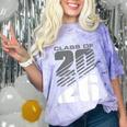 Class Of 2026 High School Senior Graduation Grey Sport Style Comfort Color Blast T-Shirt Amethyst