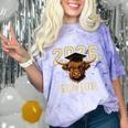 Class Of 2026 Highland Cow Senior Graduation School Pride Comfort Color Blast T-Shirt Amethyst
