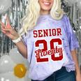 Class Of 2026 Senior 2026 Senior Twenty 26 Graduation Men Comfort Color Blast T-Shirt Amethyst