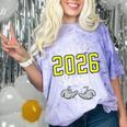 Class Of 2026 Six Seven Senior Yellow Graduation 6 7 Comfort Color Blast T-Shirt Amethyst