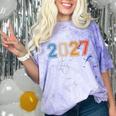Class Of 2027 Graduate Shirts For Men Women Graduation Retro Comfort Color Blast T-Shirt Amethyst