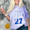 Class Of 2027 Senior 2027 Graduation Comfort Color Blast T-Shirt Amethyst