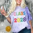 Class Of 2028 Colorful Graduation Comfort Color Blast T-Shirt Amethyst