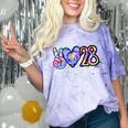 Class Of 2028 Shirt Tie Dye Senior Graduation Class Reunion Comfort Color Blast T-Shirt Amethyst