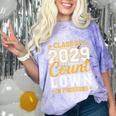 Class Of 2029 Count Down Fun First Day 8th Grade Graduation Comfort Color Blast T-Shirt Amethyst