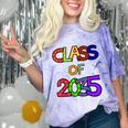 Class Of 2035 Grow With Me Kindergarten Graduation Comfort Color Blast T-Shirt Amethyst