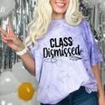 Class Dismissed Graduation End Of School Student Teacher Comfort Color Blast T-Shirt Amethyst