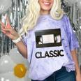 Classic VHS Tape Nostalgia Retro Comfort Color Blast T-Shirt Amethyst