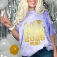College Grad Class Of 2025 Senior Graduate Graduation Comfort Color Blast T-Shirt Amethyst