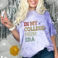 In My College Mom Era College Graduation For Mom Comfort Color Blast T-Shirt Amethyst