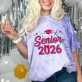 Coquette Pink Bow Senior 2026 Class Of Graduation Comfort Color Blast T-Shirt Amethyst