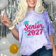 Coquette Pink Bow Senior 2027 Class Of Graduation Comfort Color Blast T-Shirt Amethyst